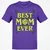 Best Mom Ever Classic Unisex T-Shirt - Purple - 9