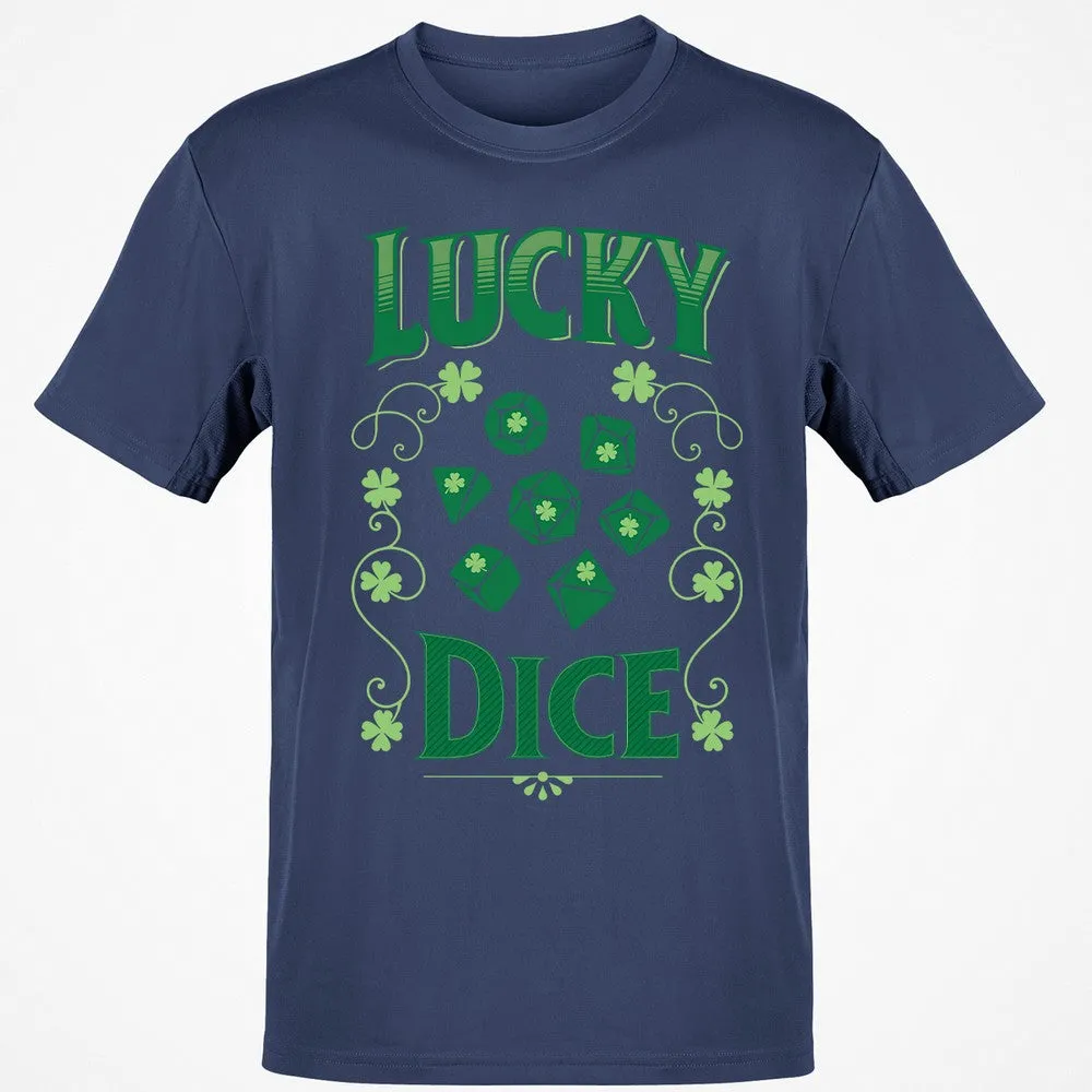 Lucky Dice Classic Unisex T-Shirt - Navy - 7