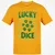Lucky Dice Classic Unisex T-Shirt - Gold - 4