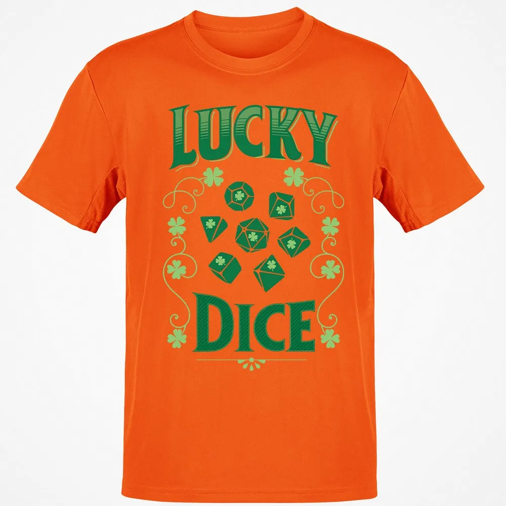 Lucky Dice Classic Unisex T-Shirt - Orange - 8