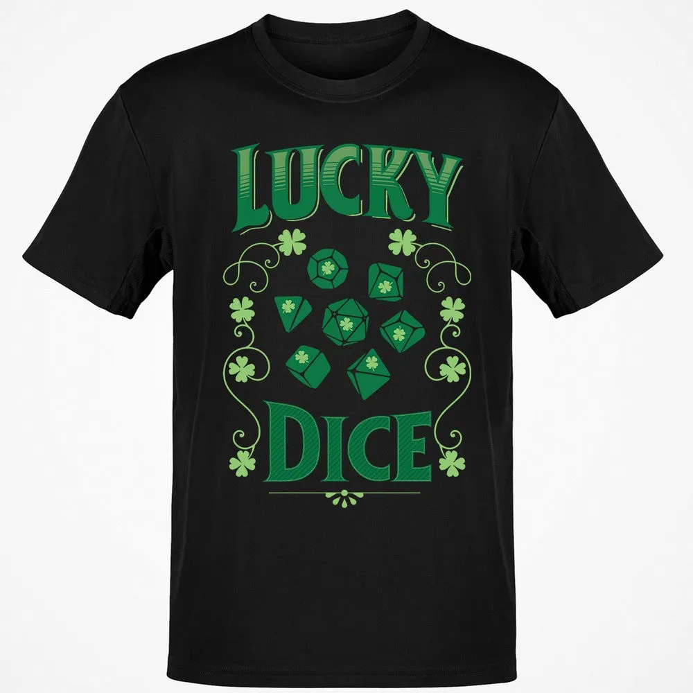 Lucky Dice Classic Unisex T-Shirt - Black - 12