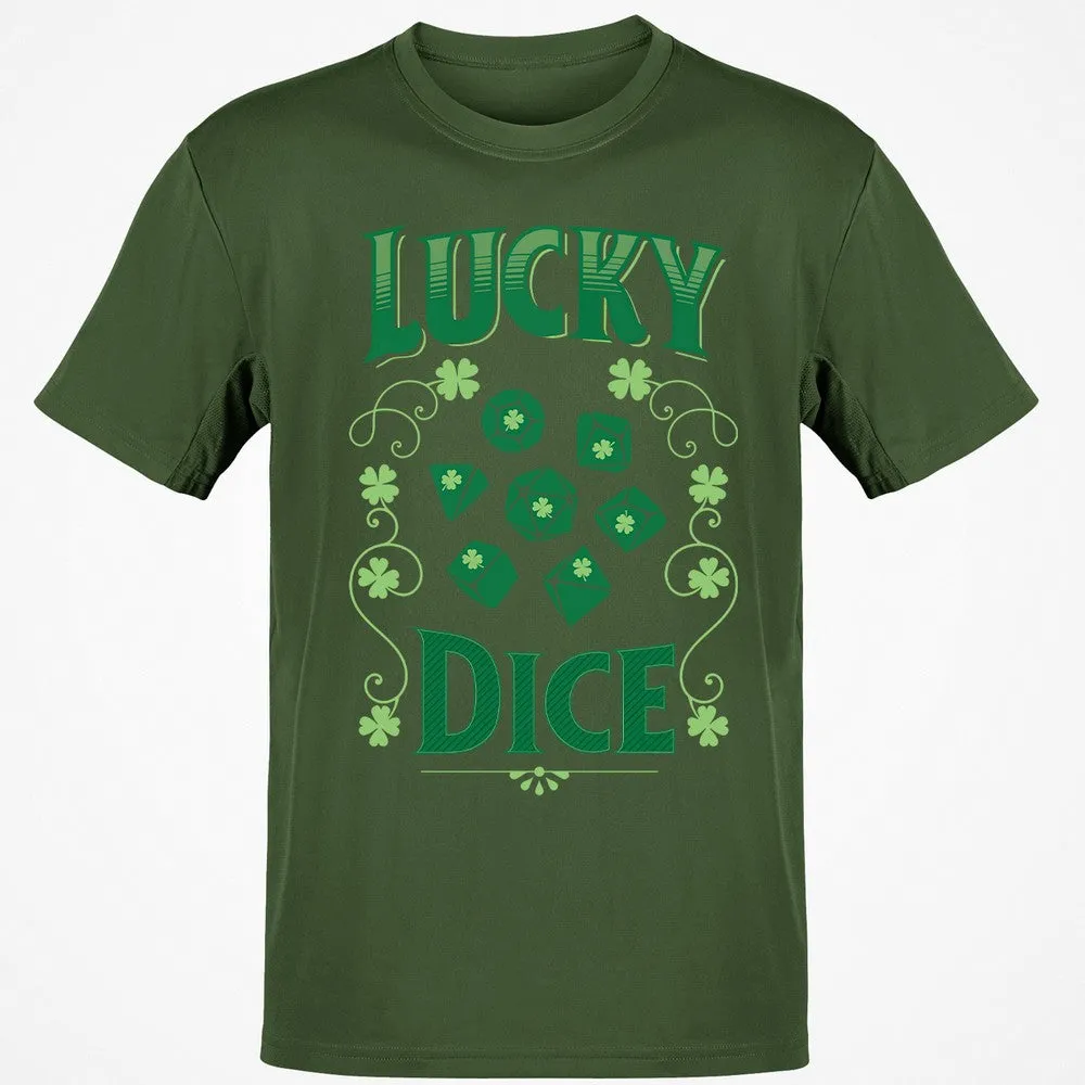 Lucky Dice Classic Unisex T-Shirt - Military Green - 6