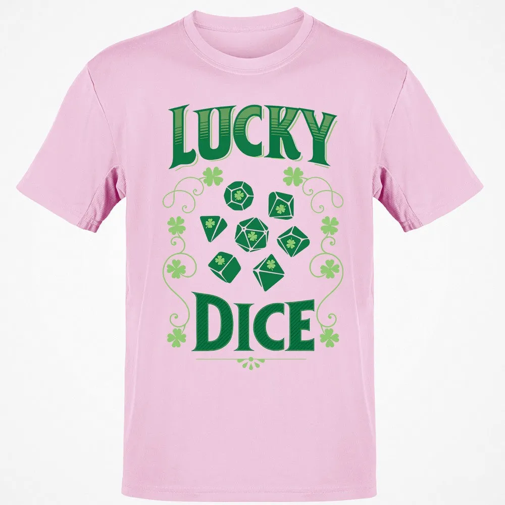 Lucky Dice Classic Unisex T-Shirt - Light Pink - 5