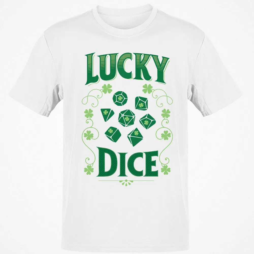 Lucky Dice Classic Unisex T-Shirt - White - 1