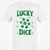 Lucky Dice Classic Unisex T-Shirt - White - 1