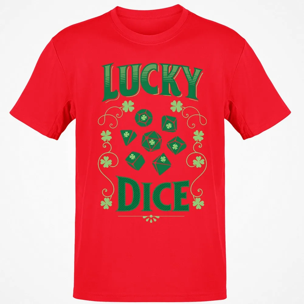 Lucky Dice Classic Unisex T-Shirt - Red - 10