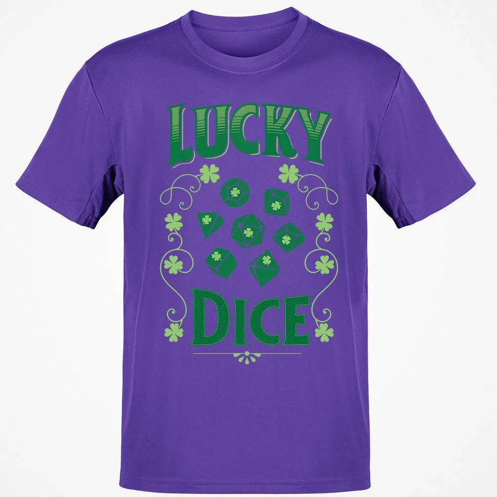 Lucky Dice Classic Unisex T-Shirt - Purple - 9
