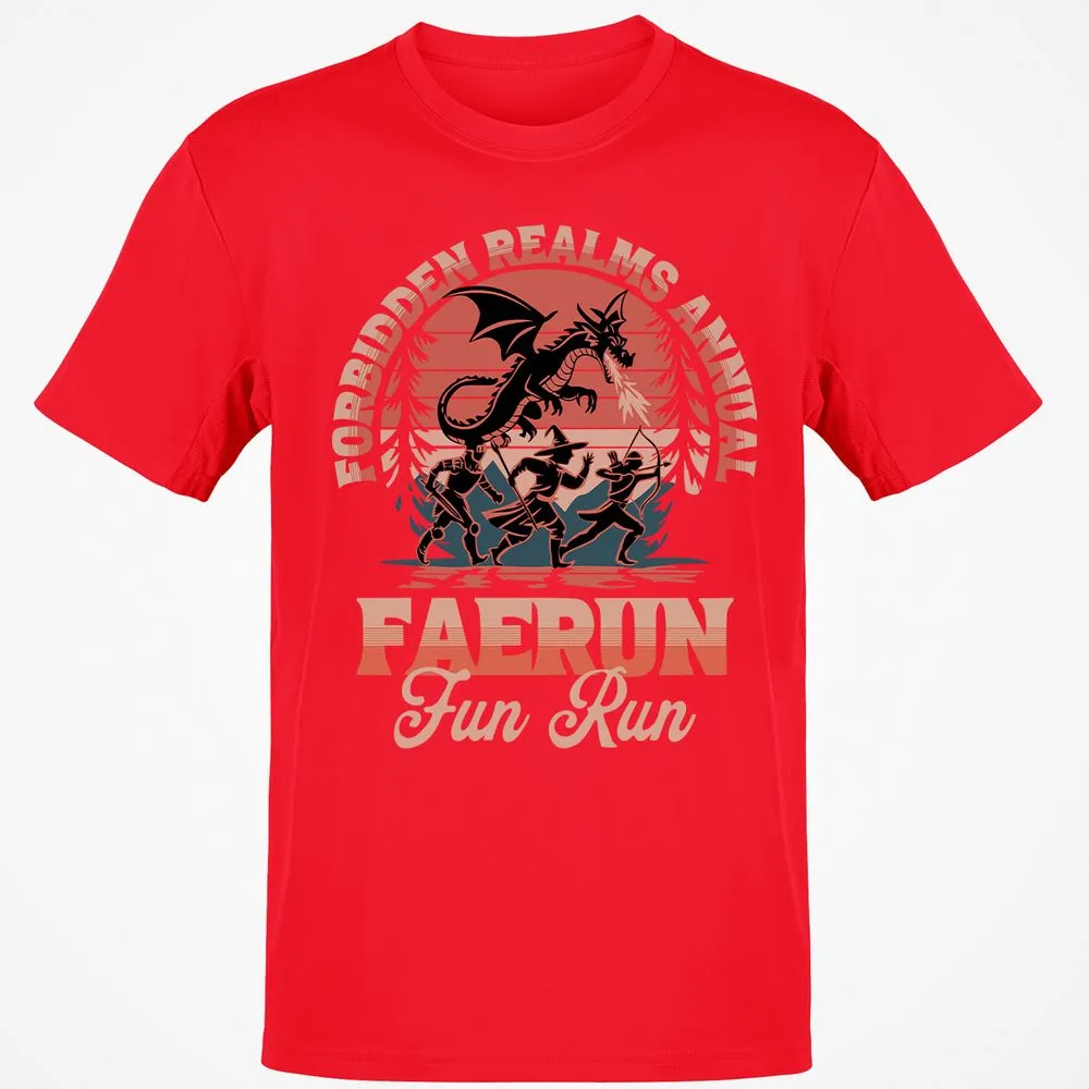 Faerun Fun Run Classic Unisex T-Shirt - Red - 10