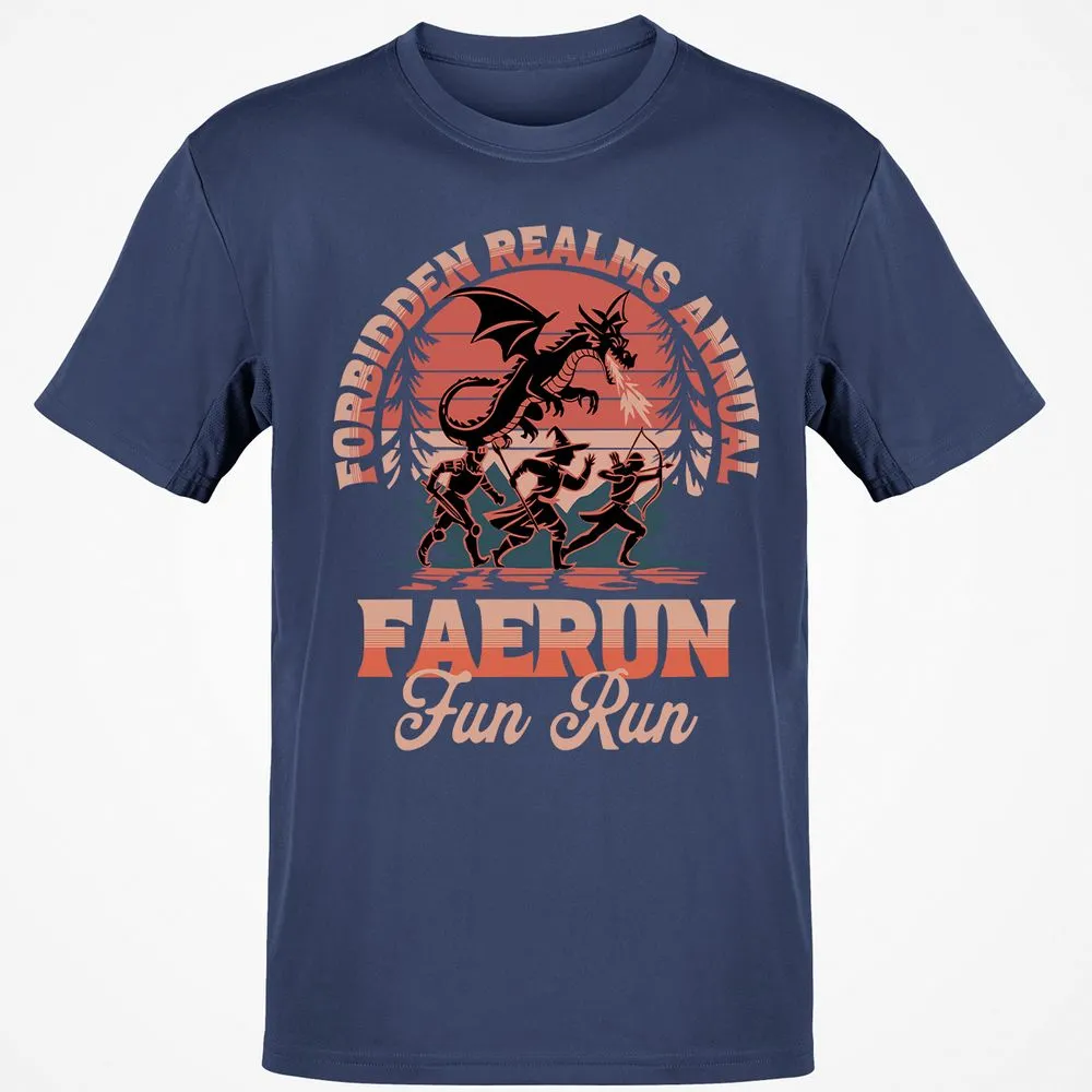 Faerun Fun Run Classic Unisex T-Shirt - Navy - 7