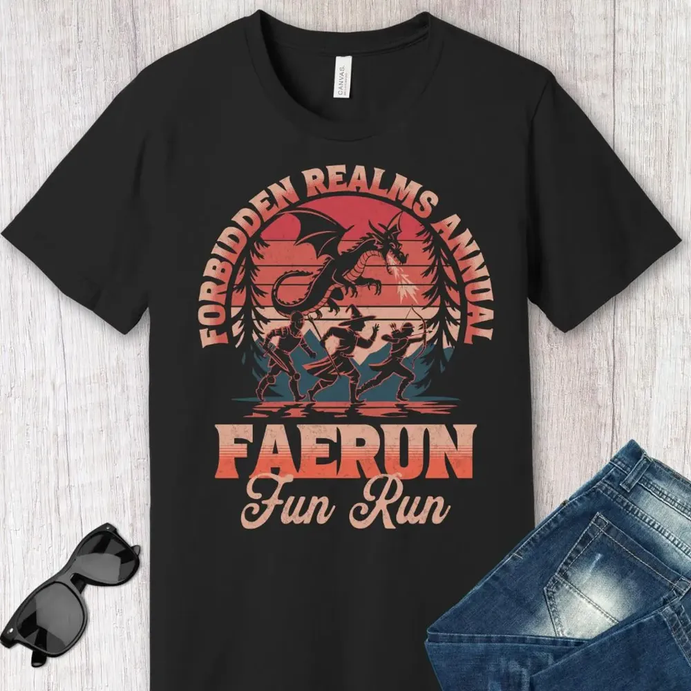 Faerun Fun Run Classic Unisex T-Shirt - 1