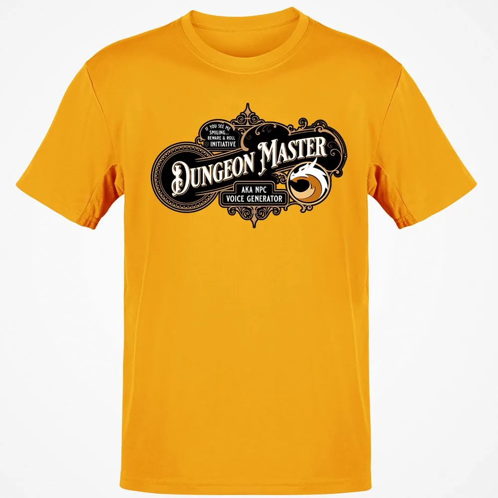 Dungeon Master Classic Unisex T-Shirt - Gold - 4