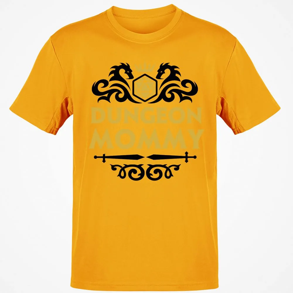 Dungeon Mommy Classic Unisex T-Shirt - Gold - 4