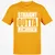 Straight Outta Menzoberranzan Classic Unisex T-Shirt - Gold - 4
