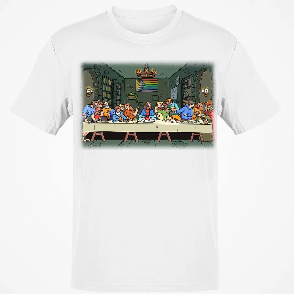 DnD Characters Pride Themed The Last Supper Shirt Classic Unisex T-Shirt - White - 12