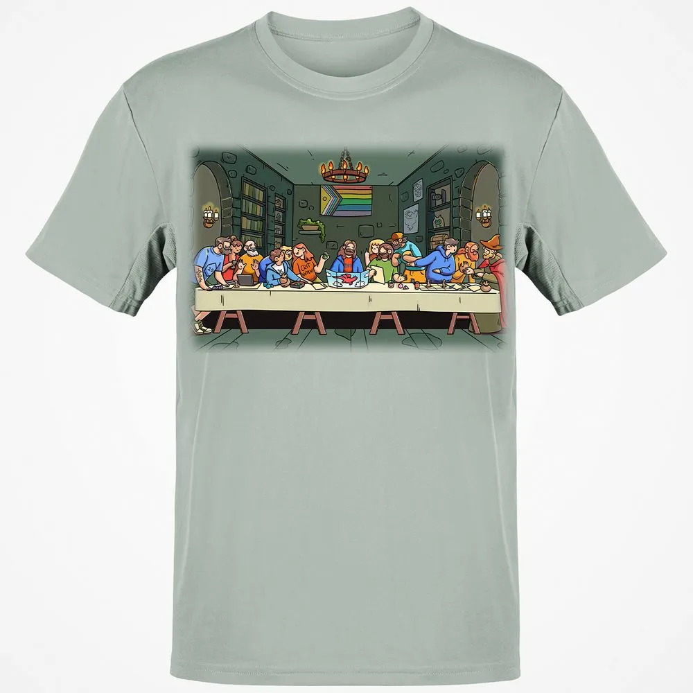 DnD Characters Pride Themed The Last Supper Shirt Classic Unisex T-Shirt - Ash - 2