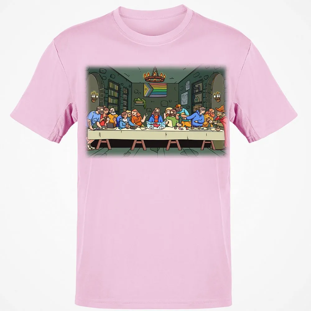 DnD Characters Pride Themed The Last Supper Shirt Classic Unisex T-Shirt - Light Pink - 5