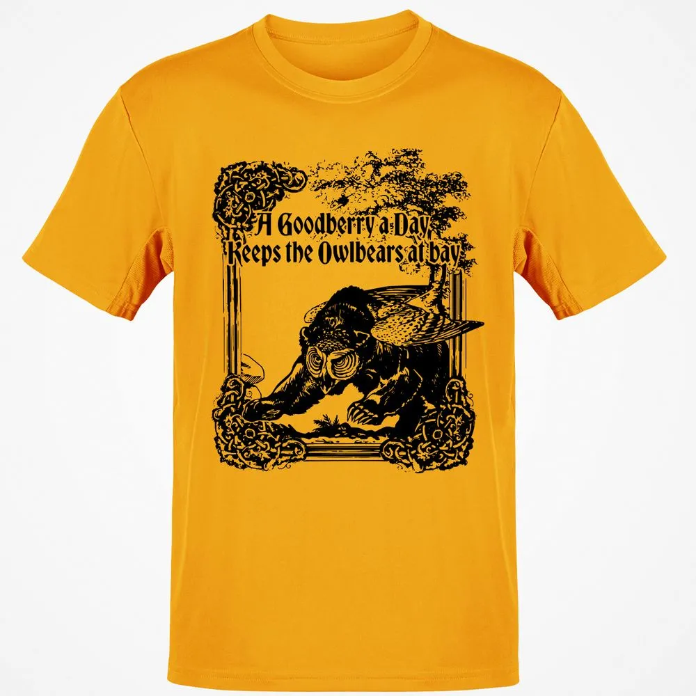 A Goodberry A Day Keeps The Owlbears At Bay Classic Unisex T-Shirt - Gold - 4