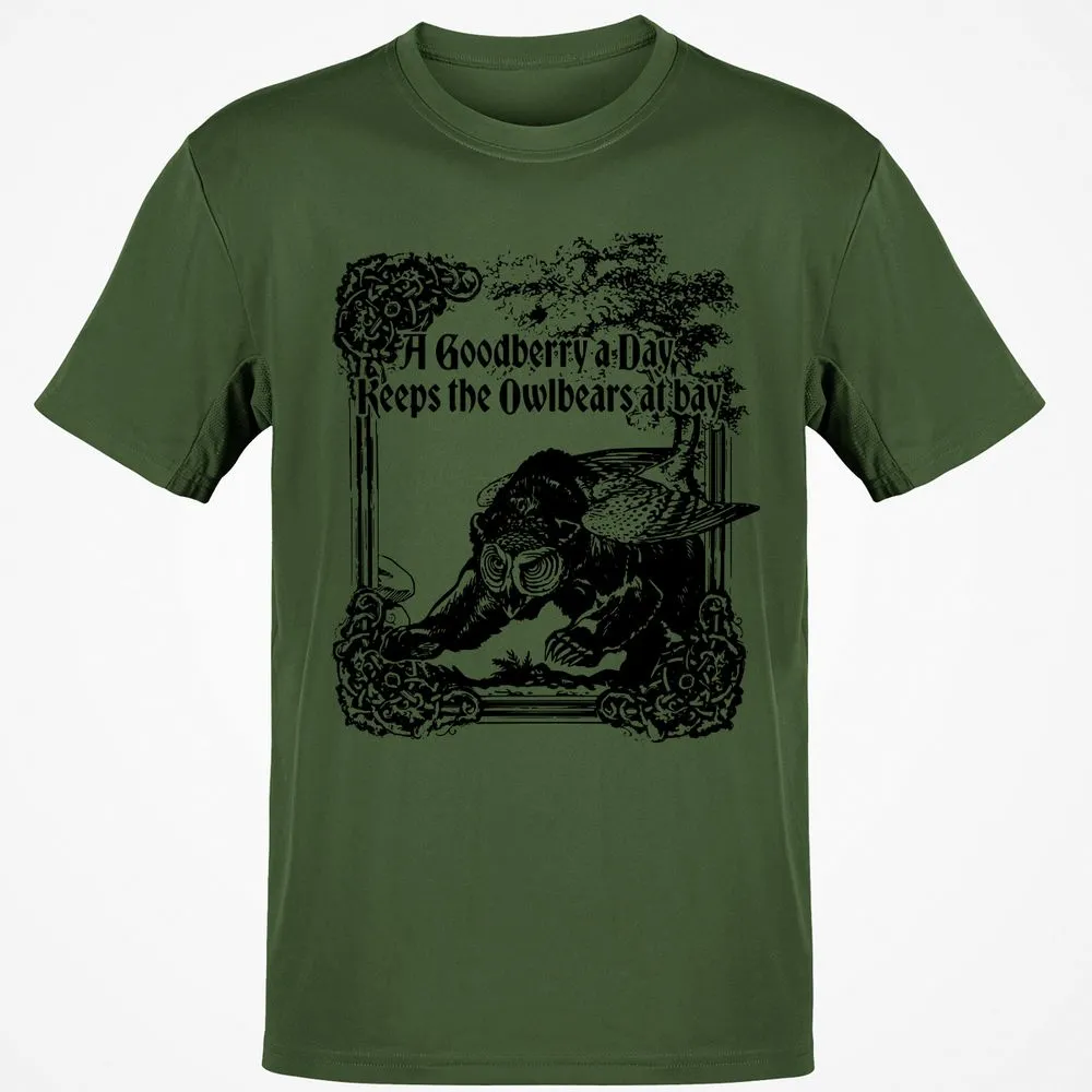 A Goodberry A Day Keeps The Owlbears At Bay Classic Unisex T-Shirt - Military Green - 6
