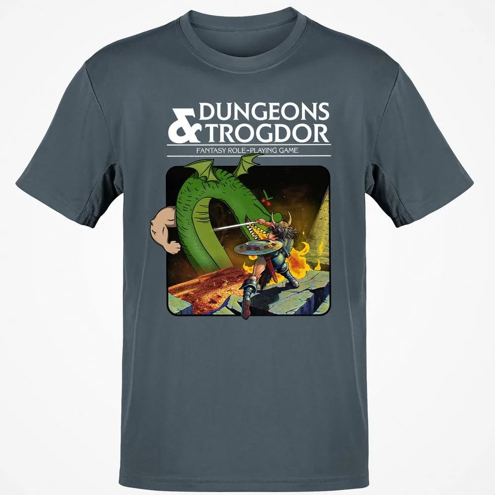 Trogdor Classic Unisex T-Shirt - Charcoal - 3