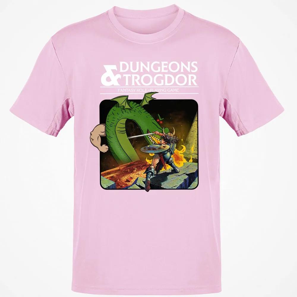 Trogdor Classic Unisex T-Shirt - Light Pink - 5