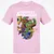 Turtles & Dragons Classic Unisex T-Shirt - Light Pink - 5