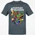 Turtles & Dragons Classic Unisex T-Shirt - Charcoal - 3
