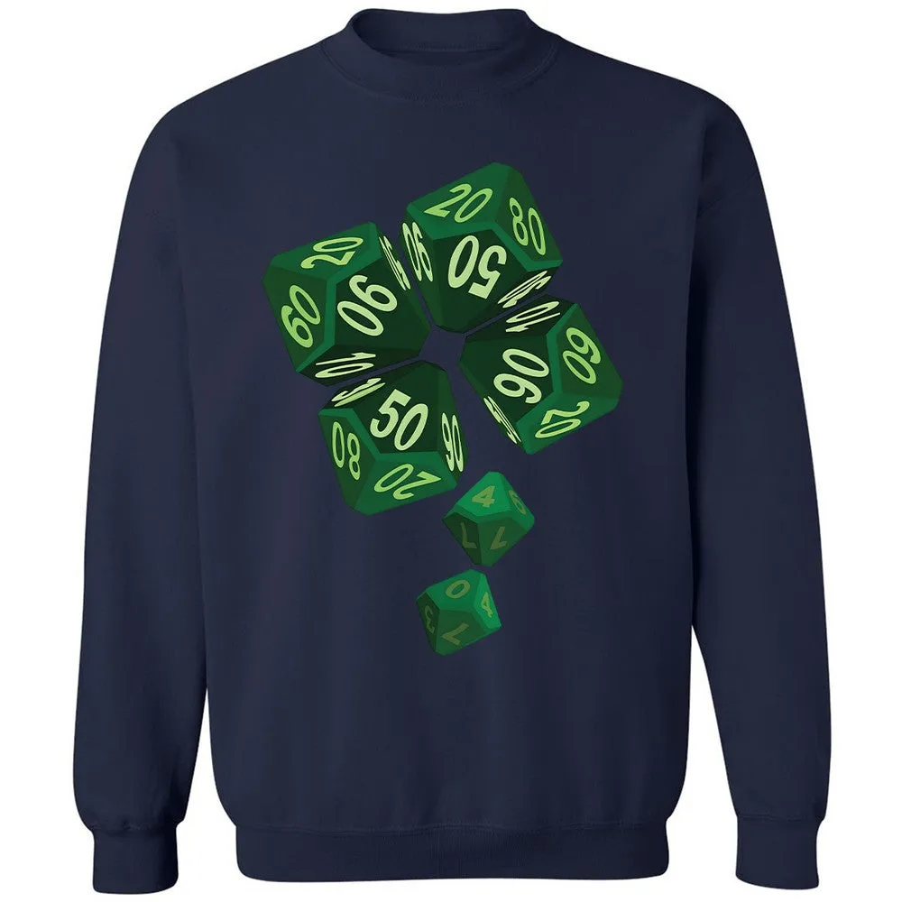 Dice Clover Classic Unisex Sweatshirt - Navy - 8