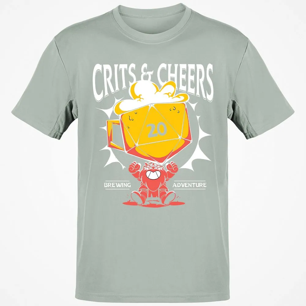 Crits & Cheers Classic Unisex T-Shirt - Ash - 2