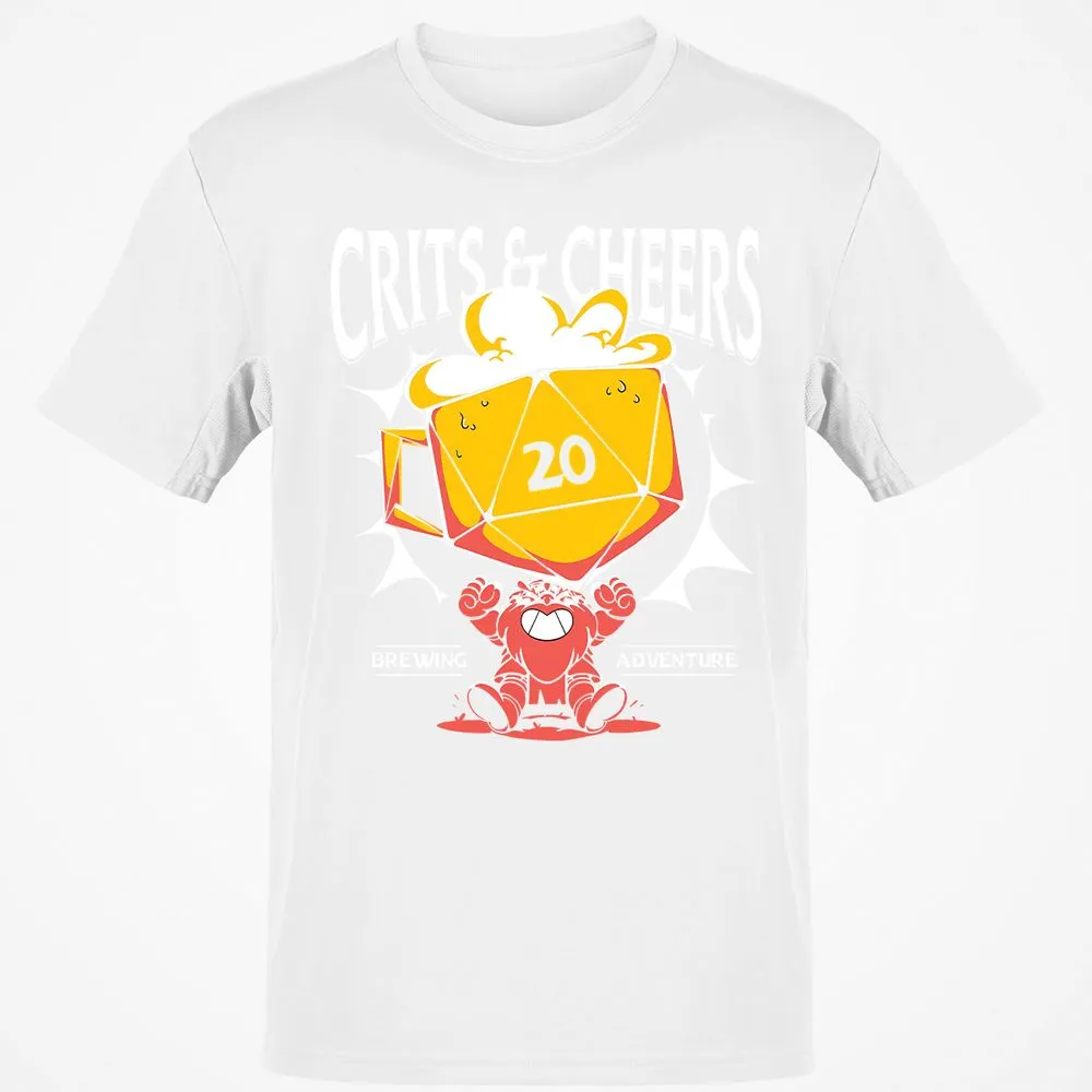Crits & Cheers Classic Unisex T-Shirt - White - 12