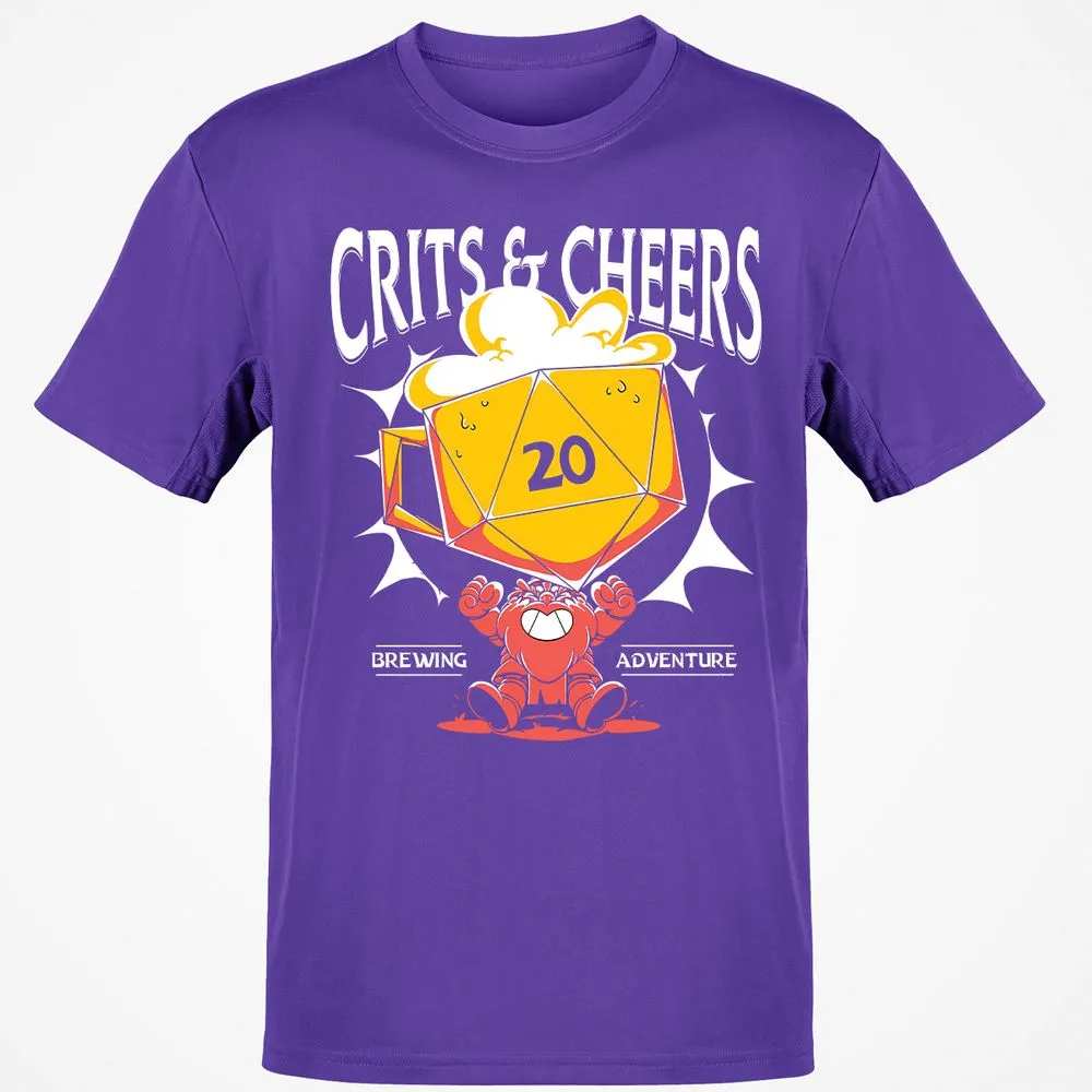 Crits & Cheers Classic Unisex T-Shirt - Purple - 9