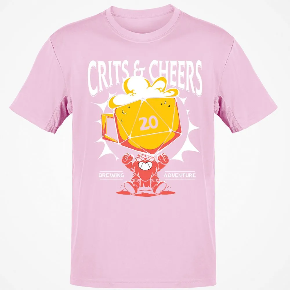 Crits & Cheers Classic Unisex T-Shirt - Light Pink - 5