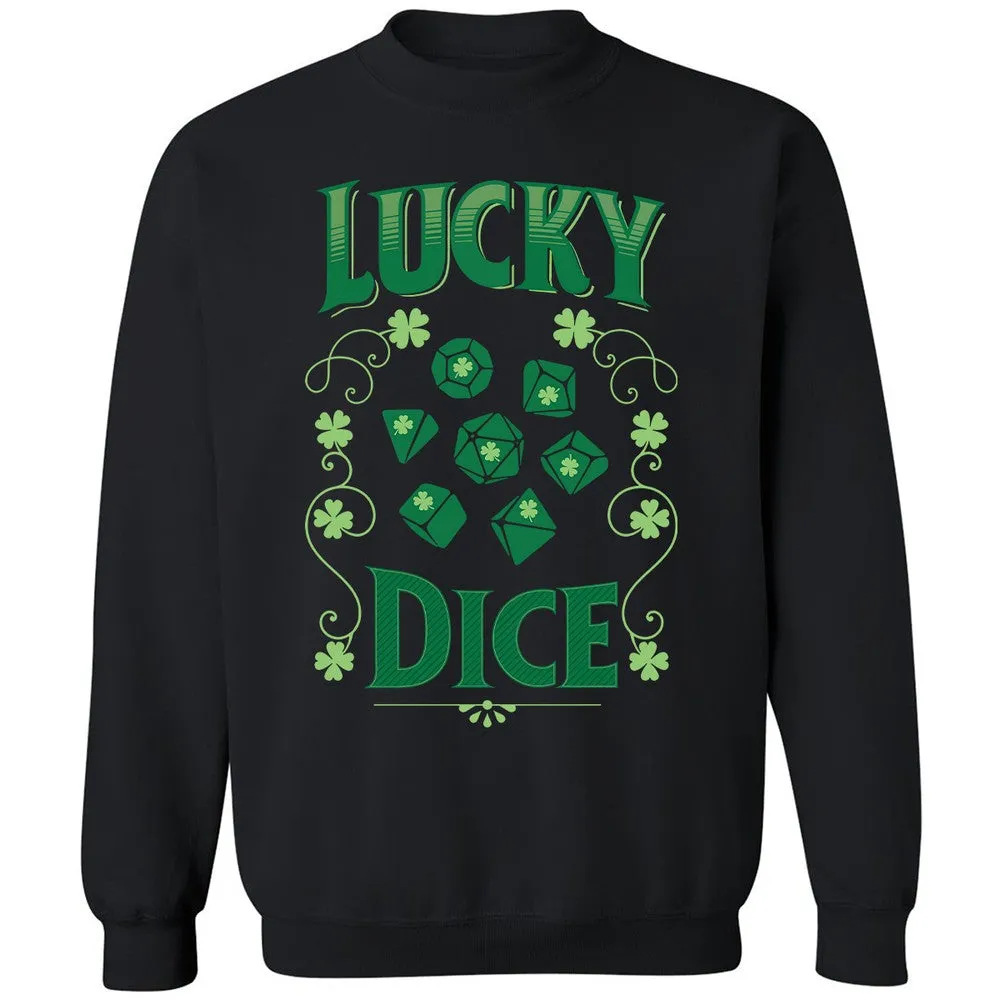 Lucky Dice Classic Unisex Sweatshirt - Black - 12