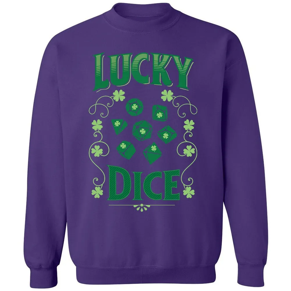 Lucky Dice Classic Unisex Sweatshirt - Purple - 6