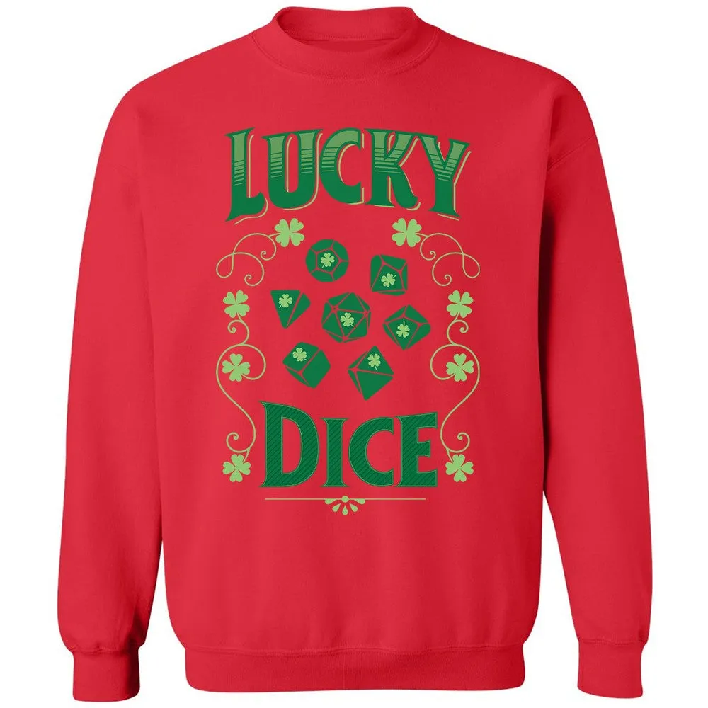 Lucky Dice Classic Unisex Sweatshirt - Red - 5