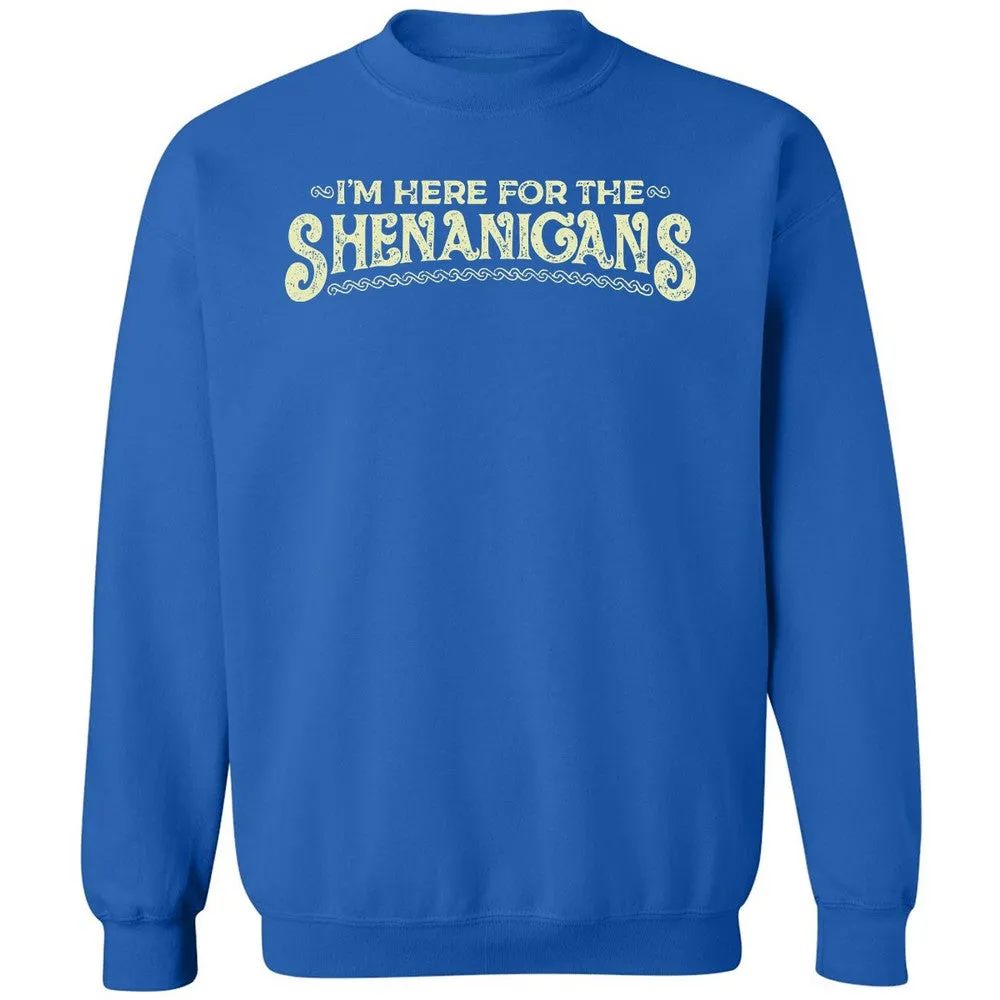 Here For The Shenanigans Classic Unisex Sweatshirt - Royal - 9