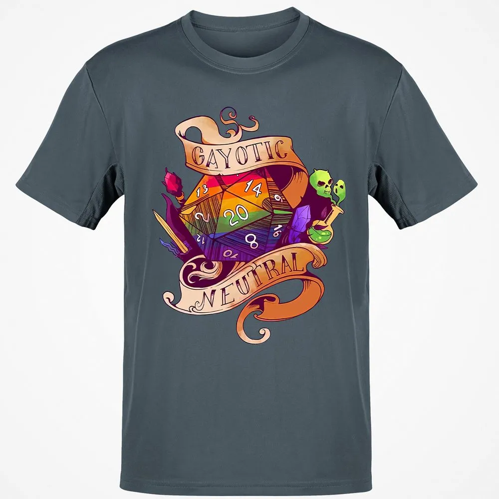Gayotic Neutral Classic Unisex T-Shirt - Charcoal - 3