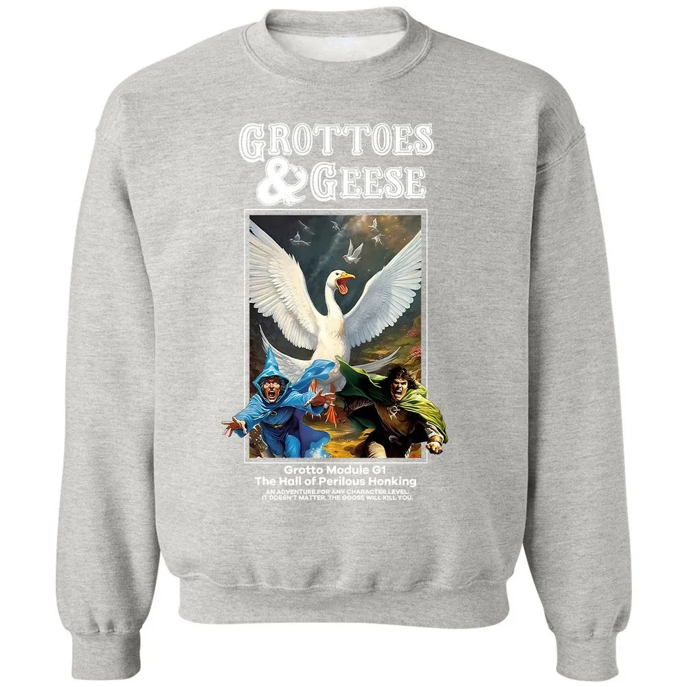 Grottoes & Geese Classic Unisex Sweatshirt - Ash - 8