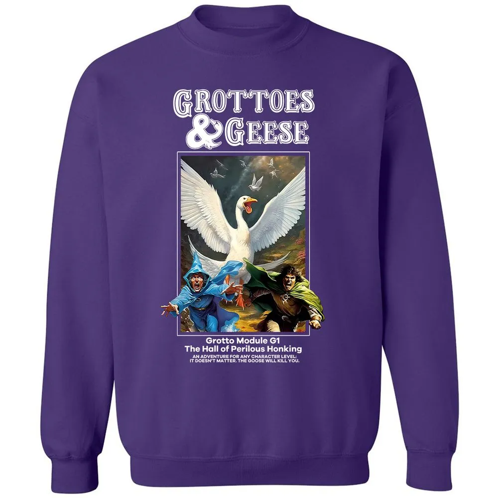 Grottoes & Geese Classic Unisex Sweatshirt - Purple - 6