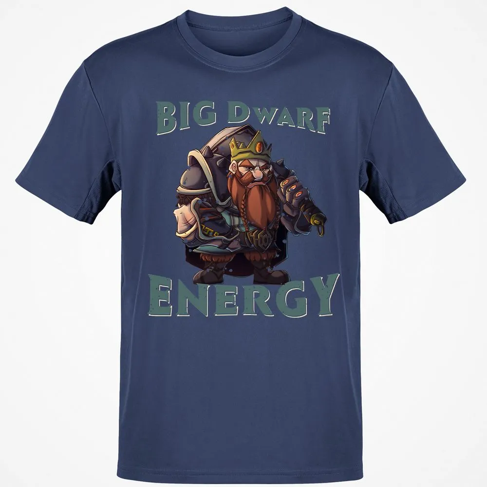 Big Dwarf Energy Classic Unisex T-Shirt - Navy - 7