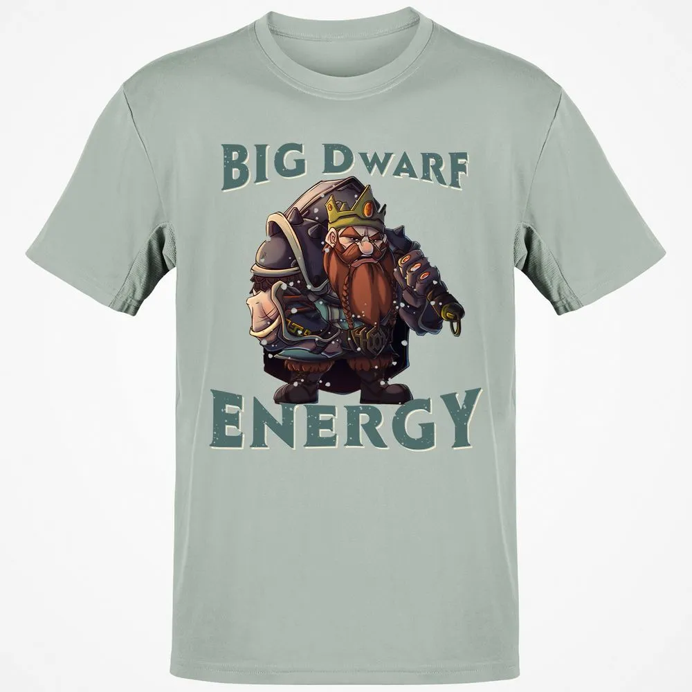 Big Dwarf Energy Classic Unisex T-Shirt - Ash - 2