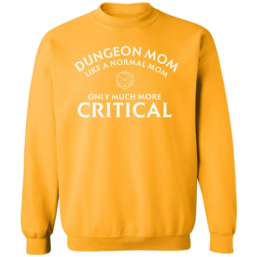 Dungeon Mom Normal Mom Classic Unisex Sweatshirt - Gold - 11