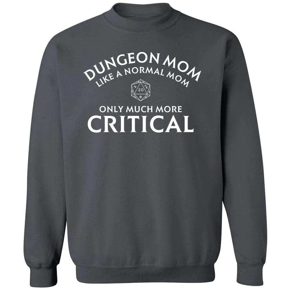 Dungeon Mom Normal Mom Classic Unisex Sweatshirt - Charcoal - 7