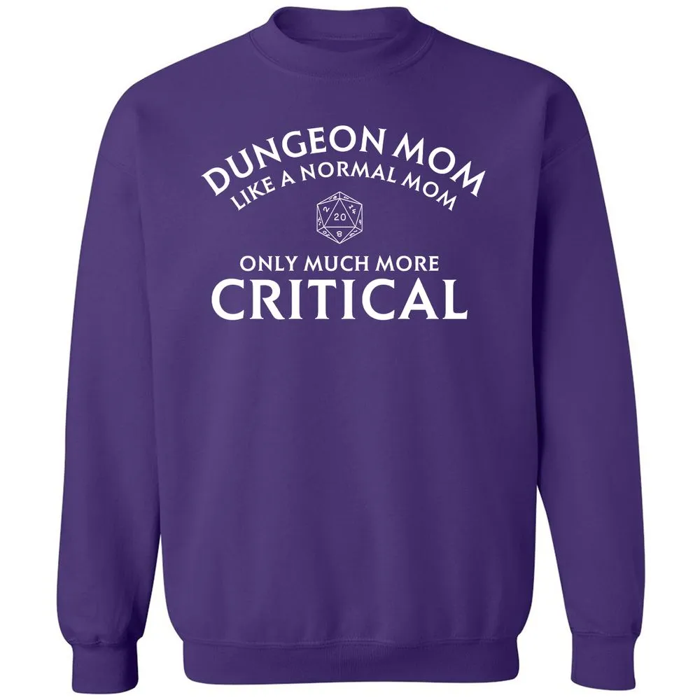 Dungeon Mom Normal Mom Classic Unisex Sweatshirt - Purple - 6