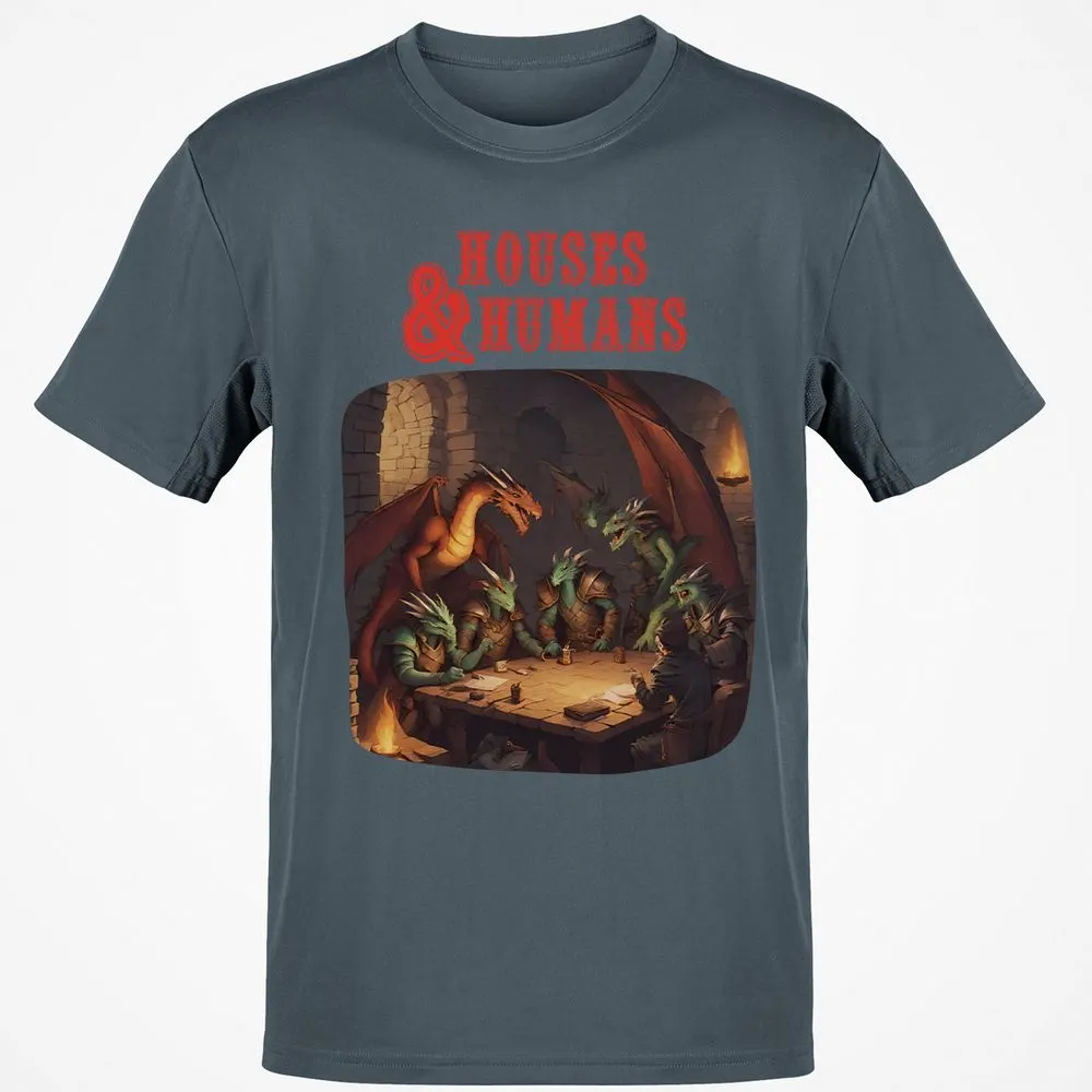 Houses And Humans Classic Unisex T-Shirt - Charcoal - 3