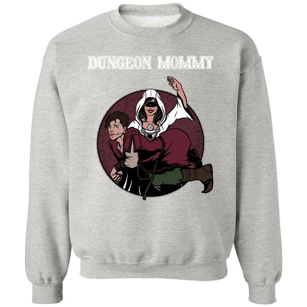 Dominant Dungeon Mommy Classic Unisex Sweatshirt - Ash - 8