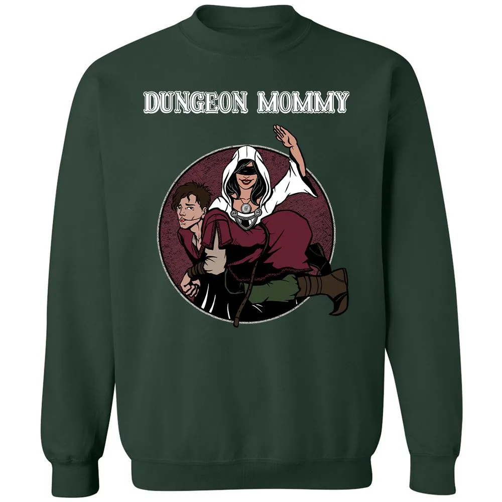 Dominant Dungeon Mommy Classic Unisex Sweatshirt - Forest Green - 4