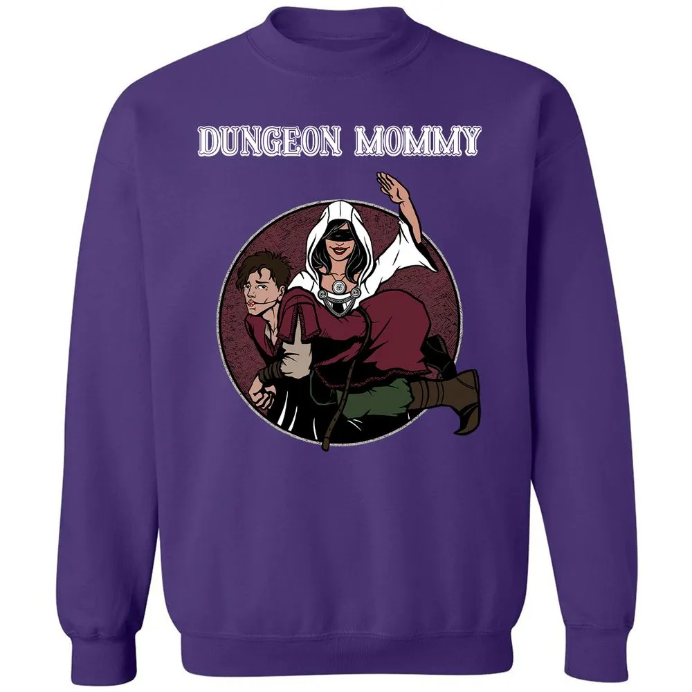 Dominant Dungeon Mommy Classic Unisex Sweatshirt - Purple - 6