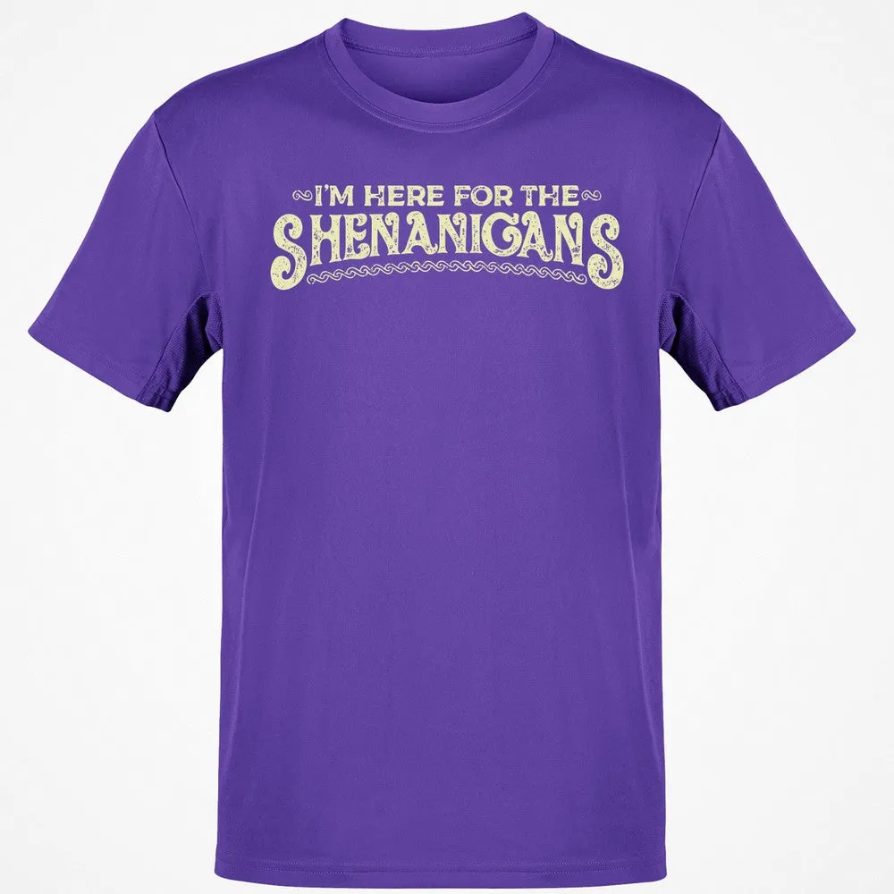 Here For The Shenanigans Classic Unisex T-Shirt - Purple - 9
