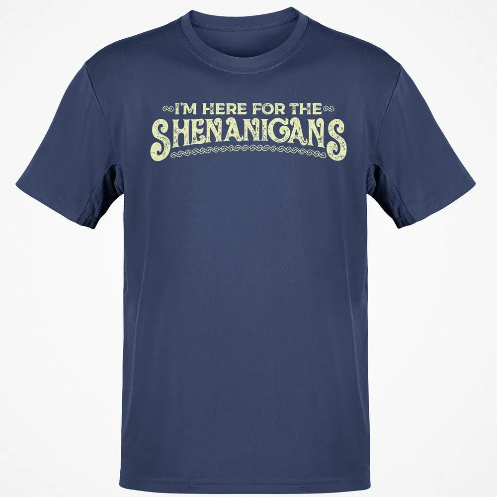Here For The Shenanigans Classic Unisex T-Shirt - Navy - 7