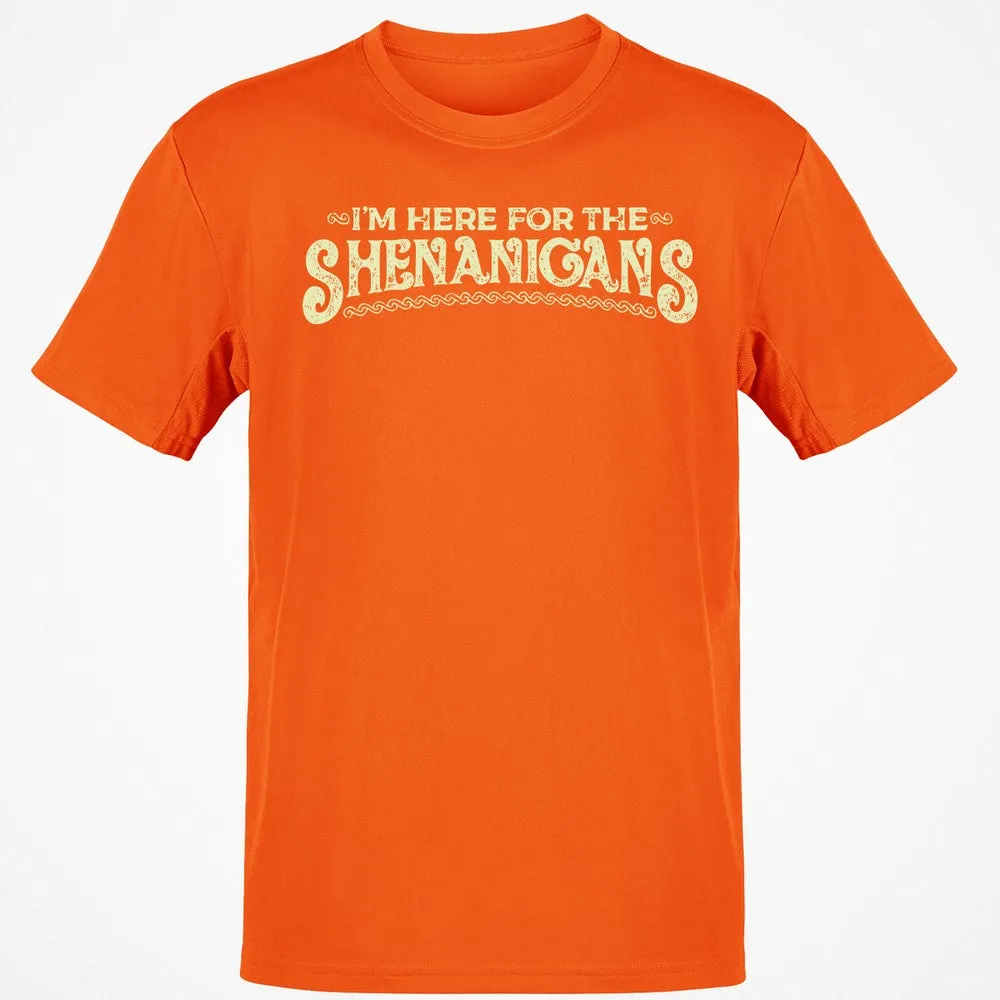 Here For The Shenanigans Classic Unisex T-Shirt - Orange - 8